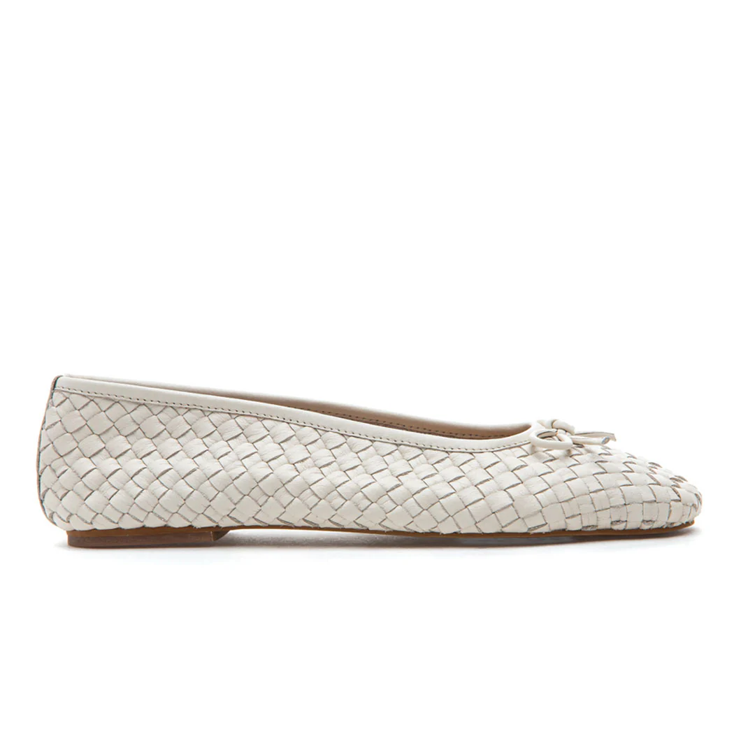Ismet Woven Leather Ballet - Image 2