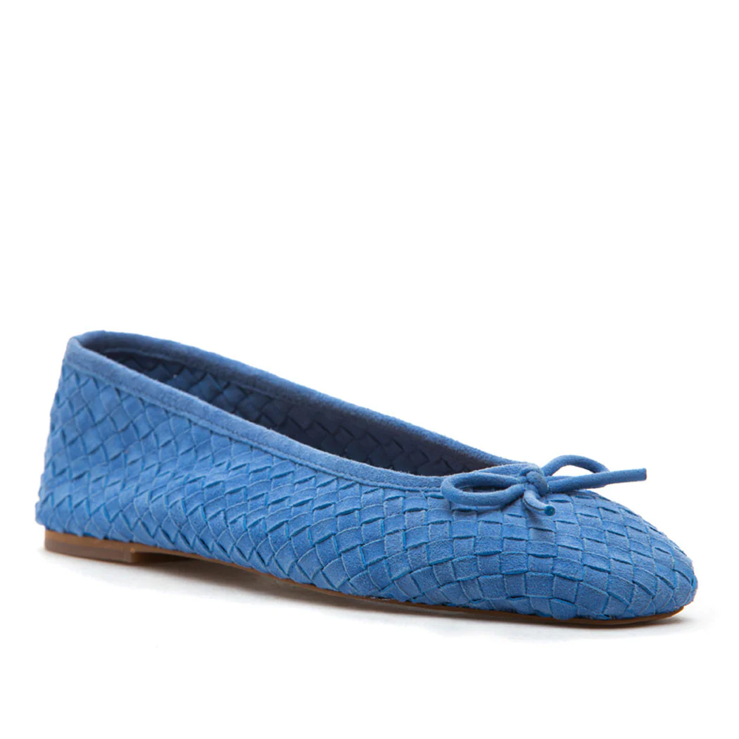 Ismet Suede Woven Ballet