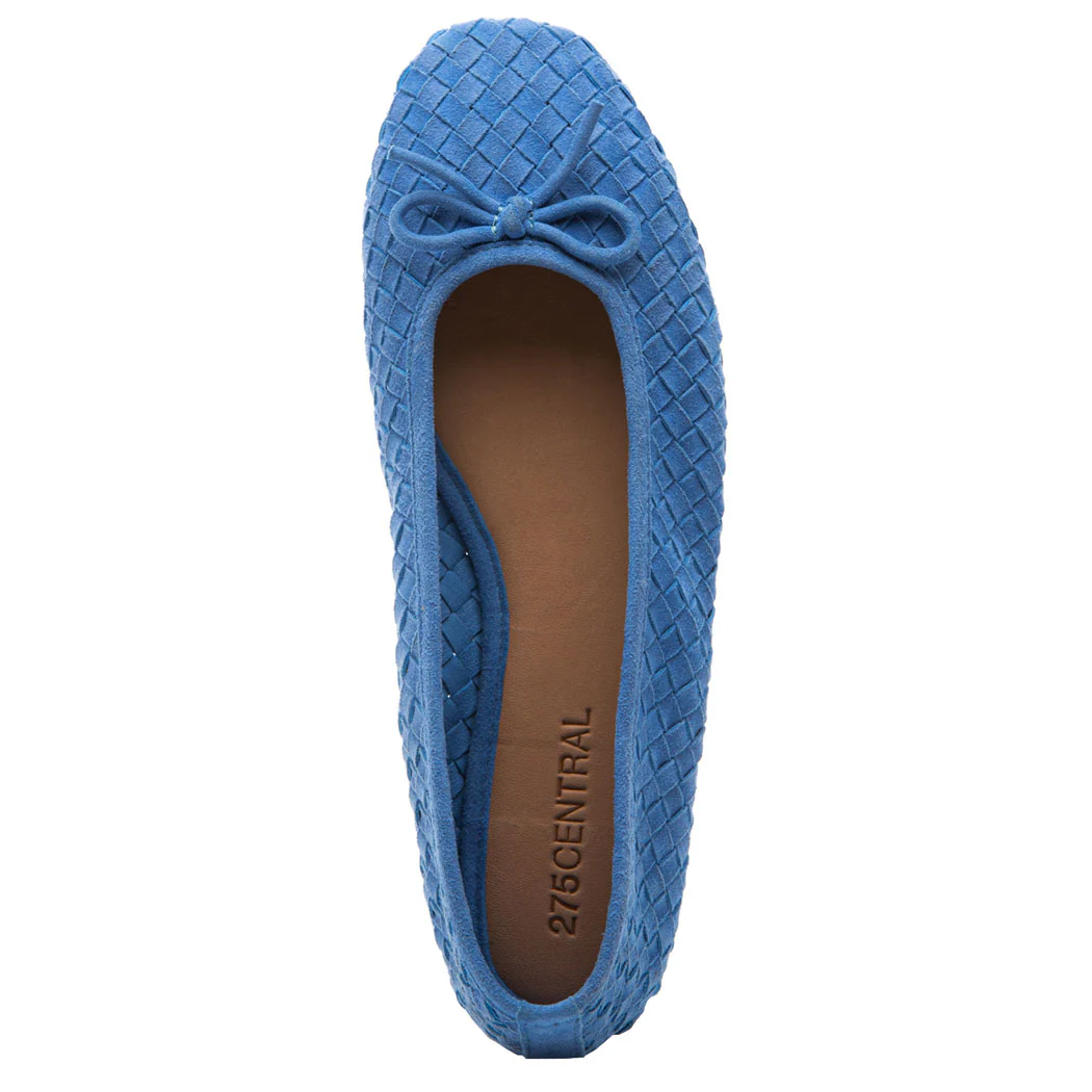 Ismet Suede Woven Ballet - Image 3