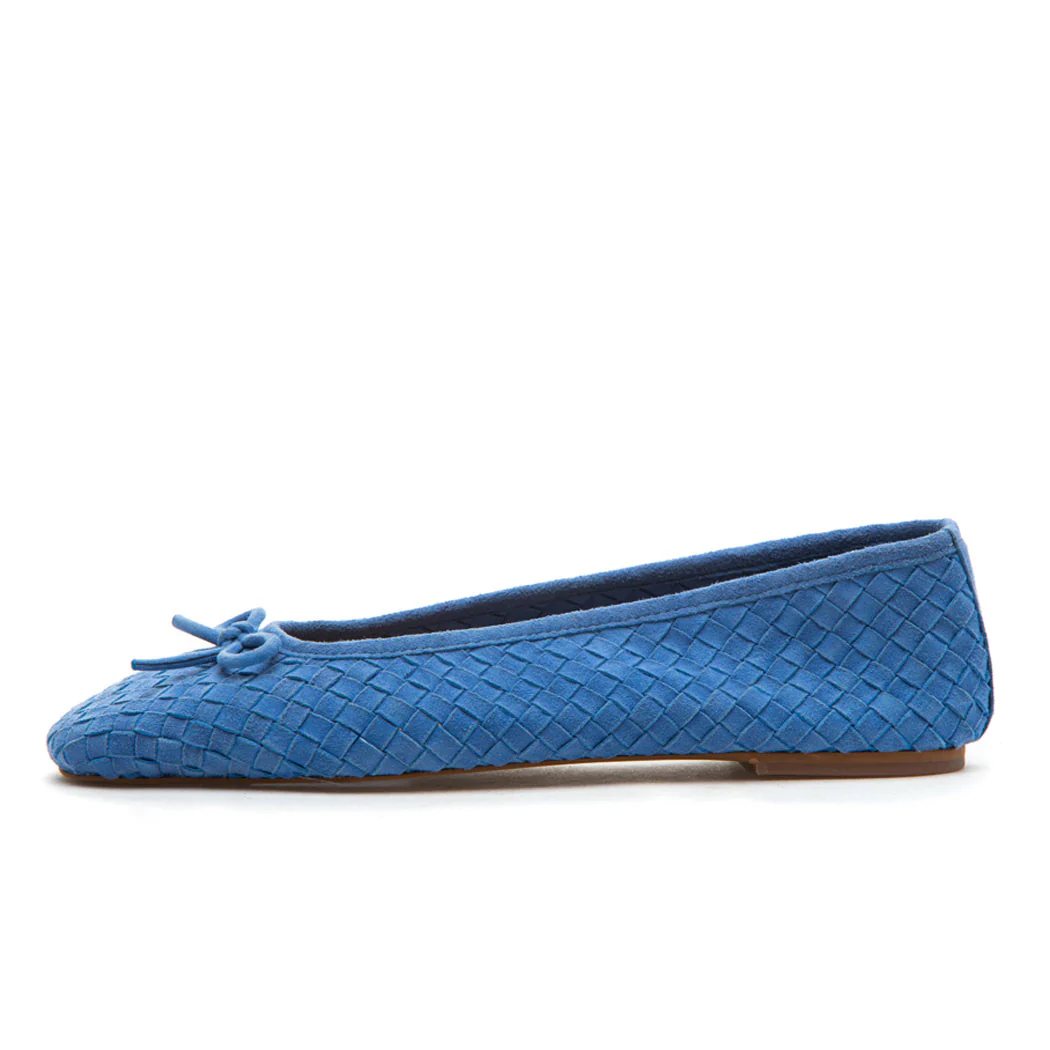 Ismet Suede Woven Ballet - Image 4
