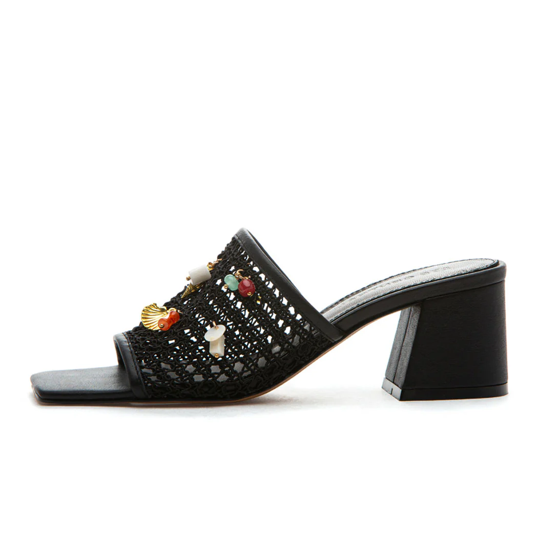 Ivey Mesh Charm Heel Slide - Image 4