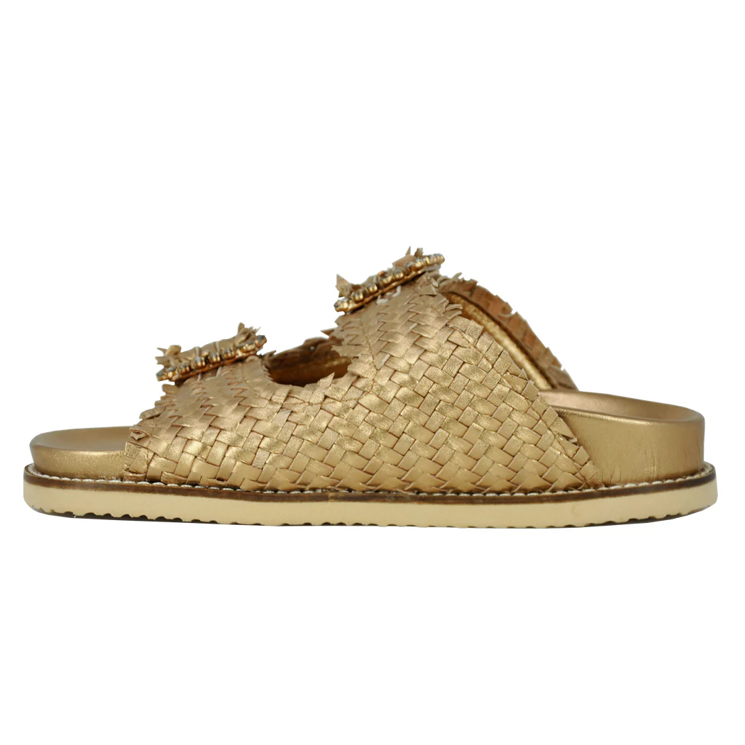 Ivy Woven Double Band Slide - Image 4