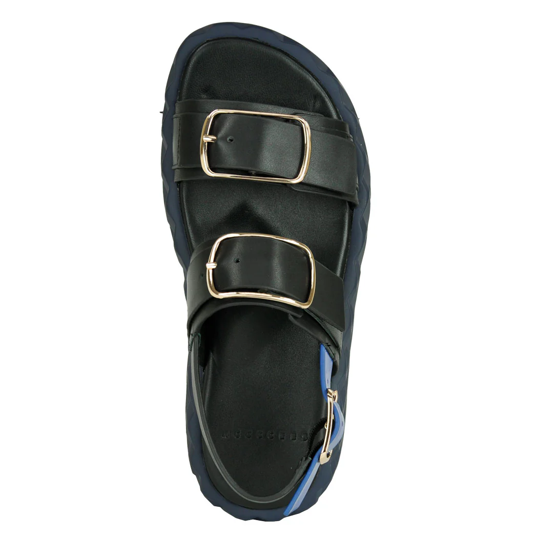 Jabara-Sandy Leather Double Banded Sandal - Image 3