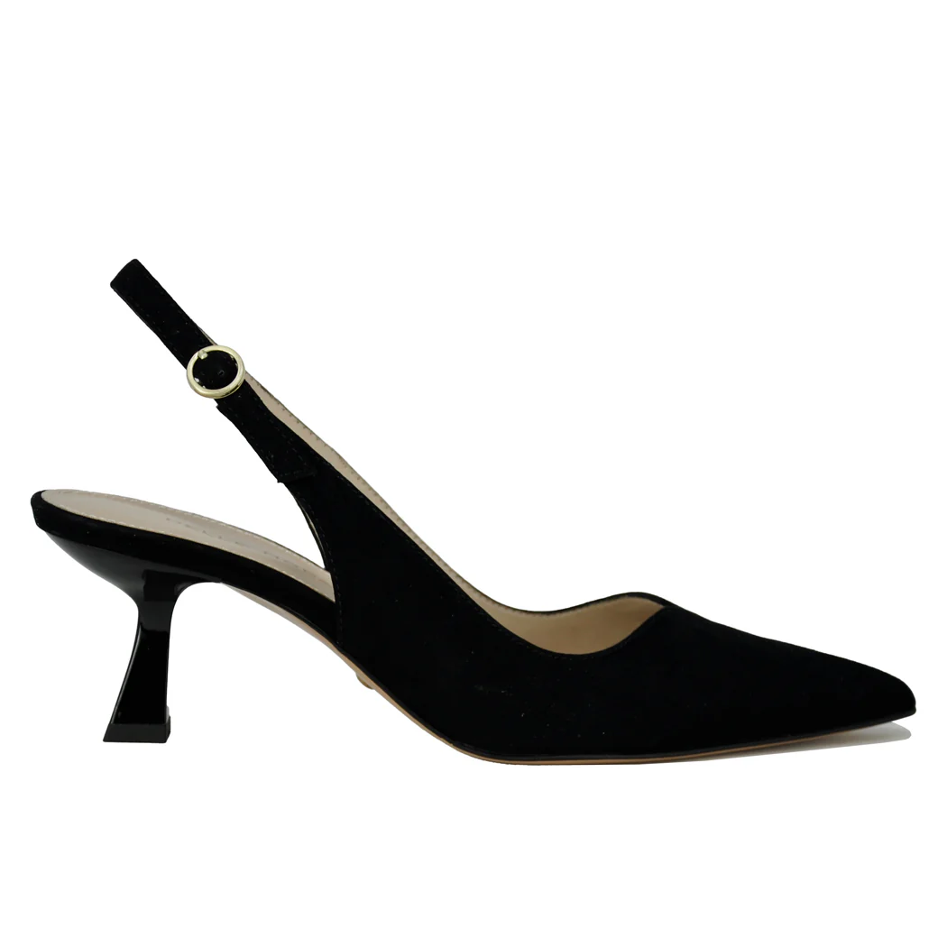 Janah Suede Heel Slingback - Image 2
