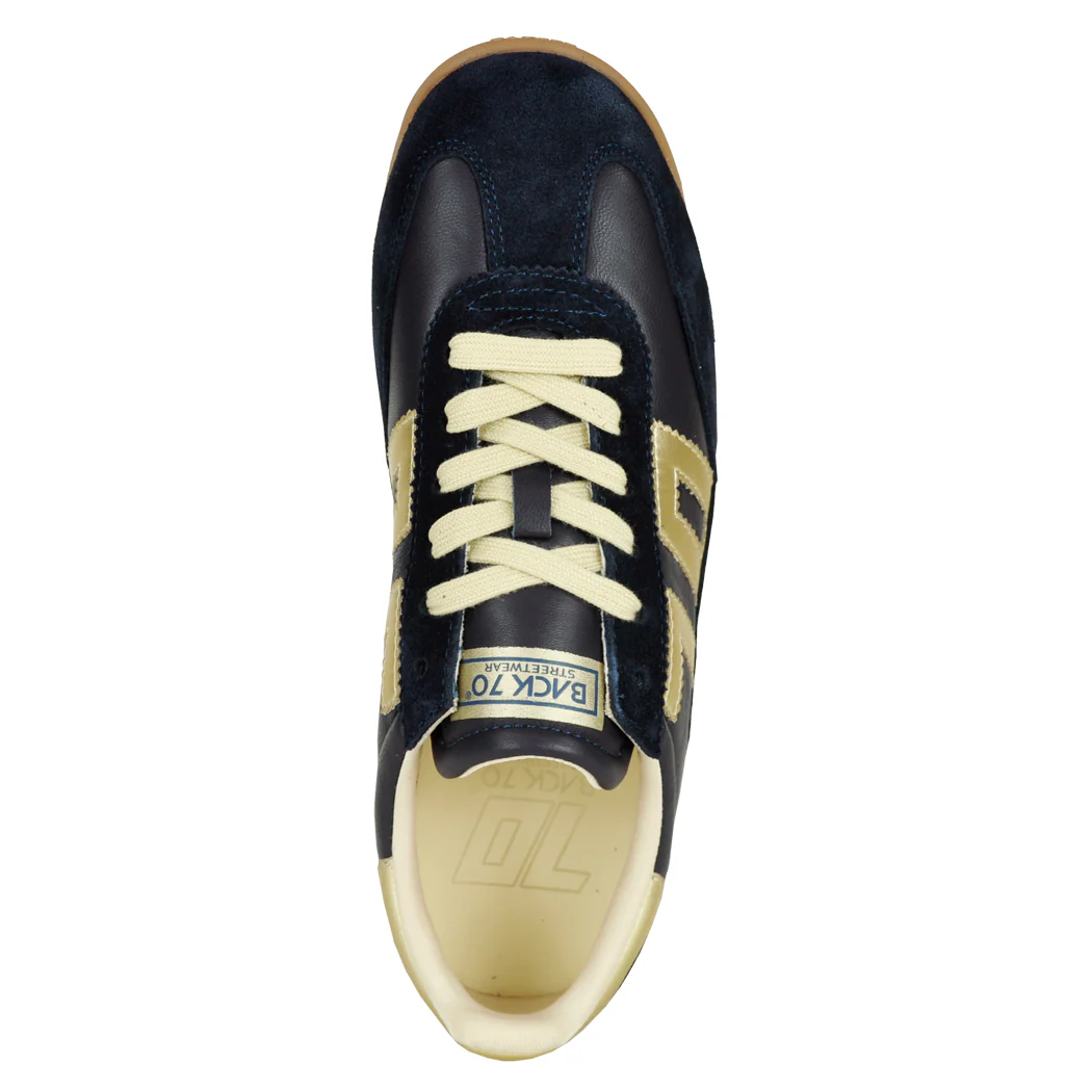 Jogger Navy Gold Tie Sneaker - Image 3