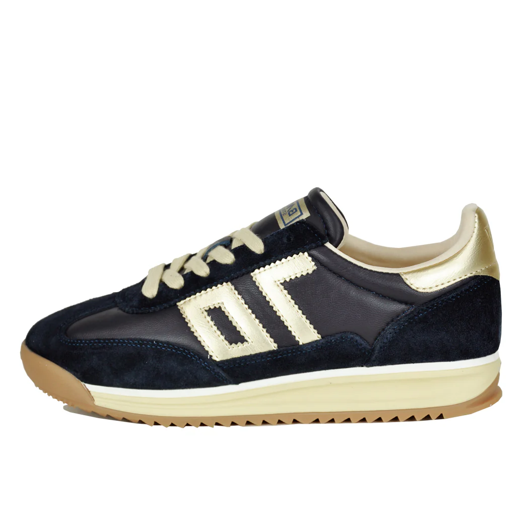 Jogger Navy Gold Tie Sneaker - Image 4
