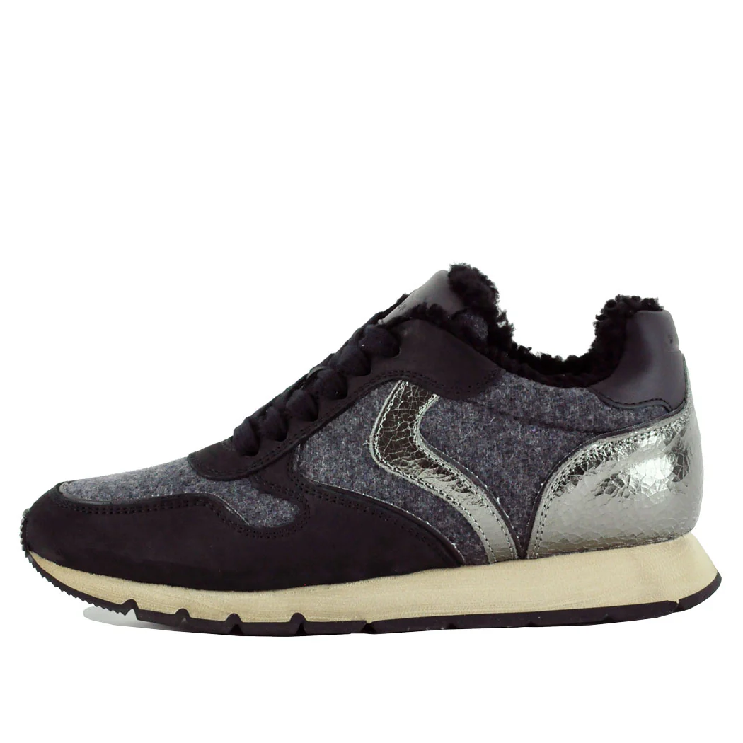 Julia-1A01 Shearling Sneakers - Image 4