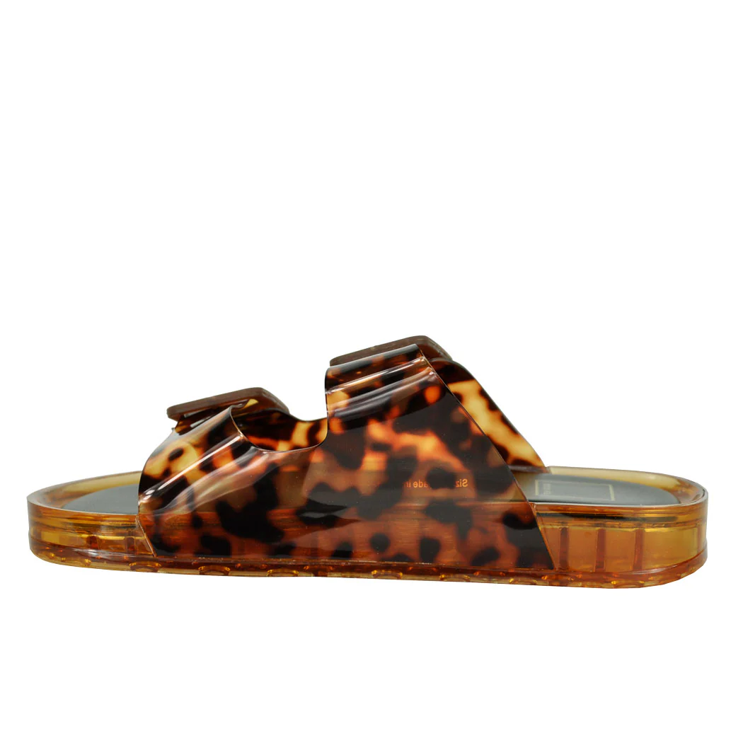 Julio Tortoise Jelly Buckles Slide - Image 4