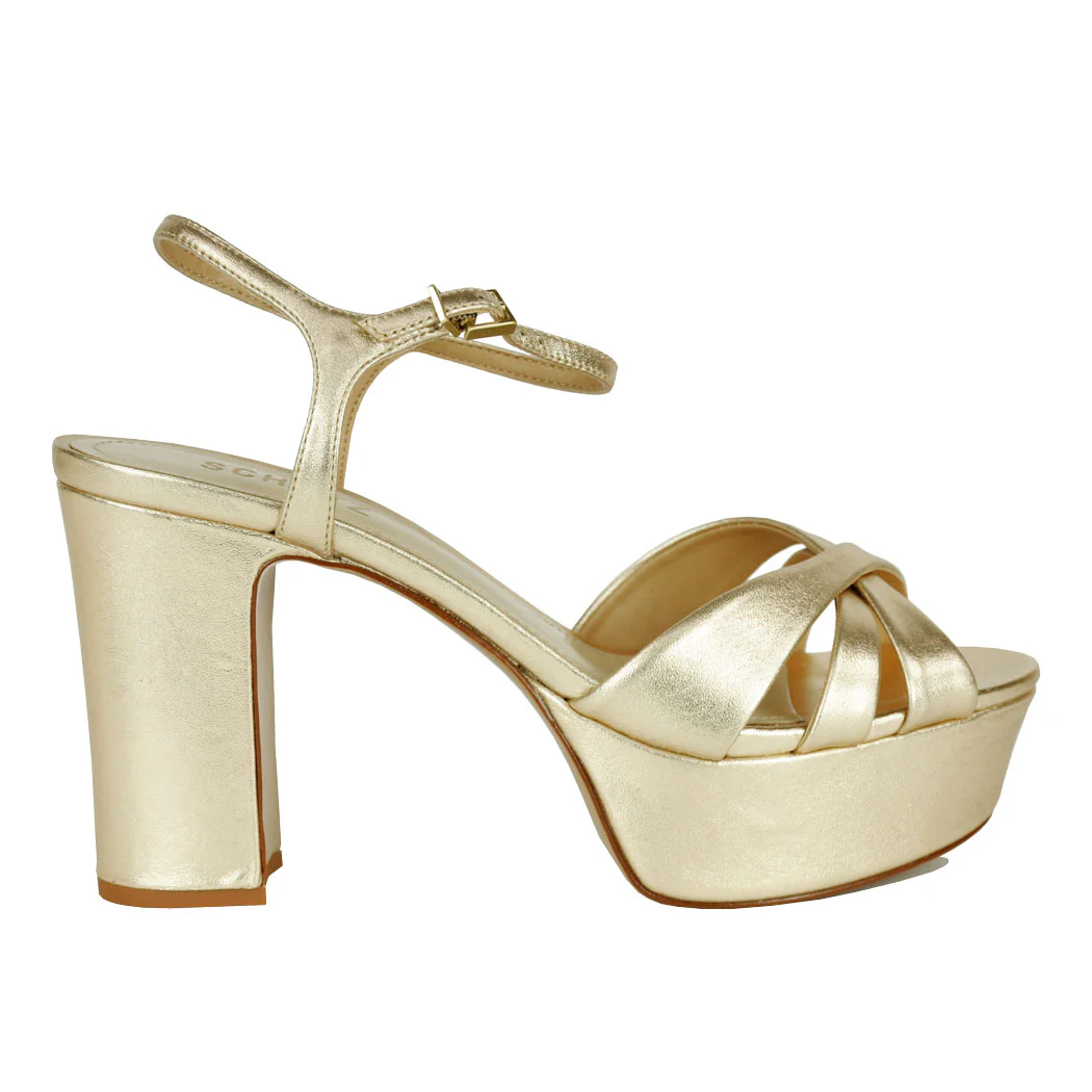 Keefa Metallic Platform Sandal - Image 2