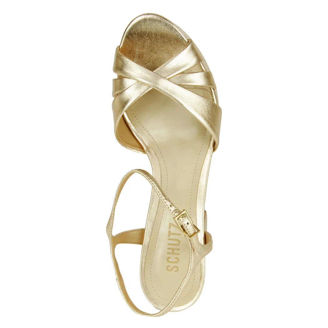 Keefa Metallic Platform Sandal - Image 3