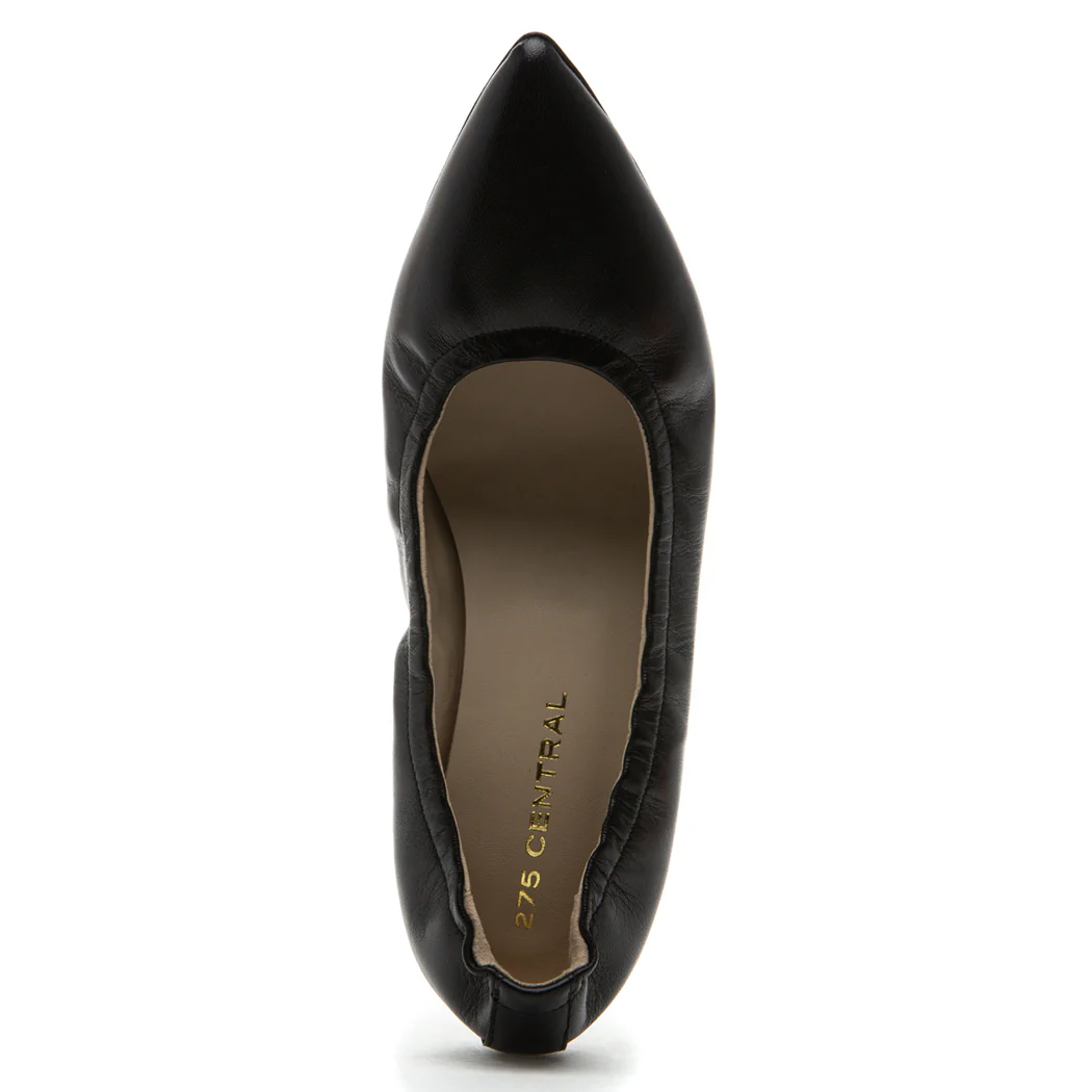 Larina Scrunched Leather Pump - Image 3