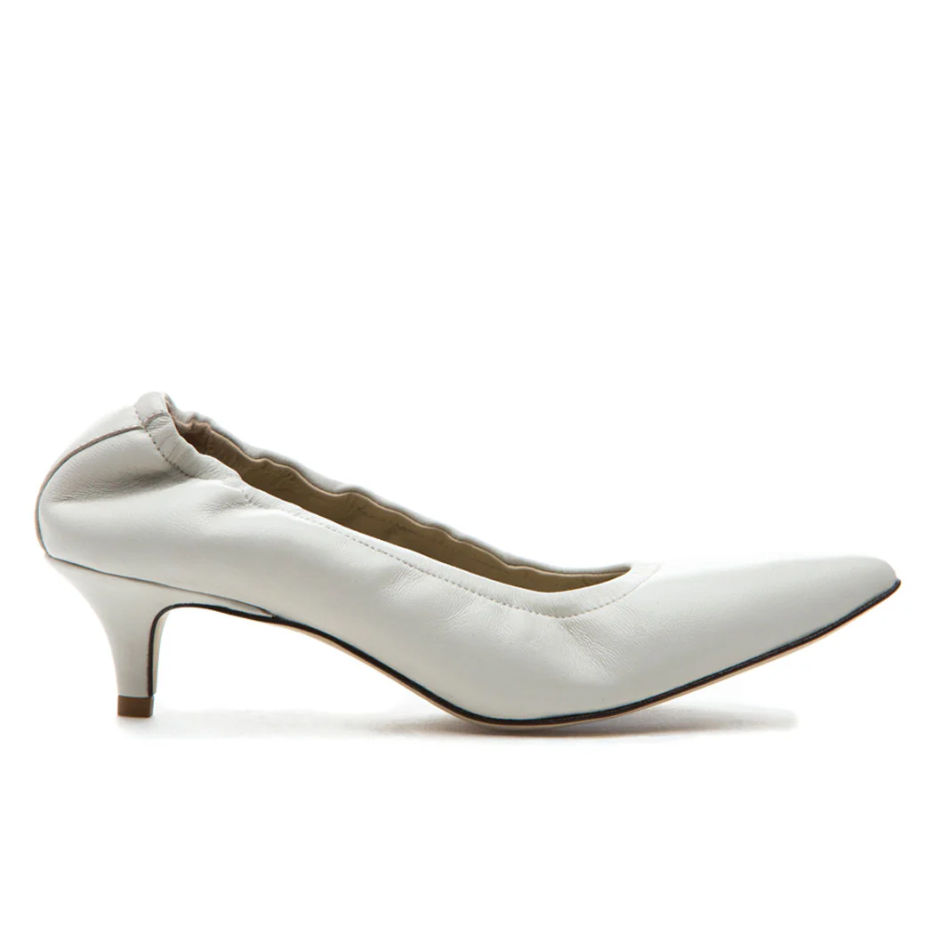 Larina Scrunched Leather Pump - Image 2