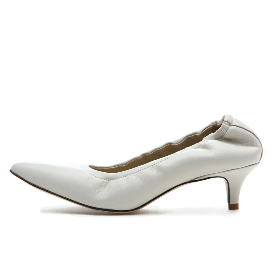 Larina Scrunched Leather Pump - Image 4