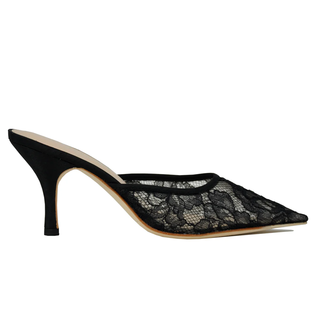 Layla Mesh Heel Mule - Image 2