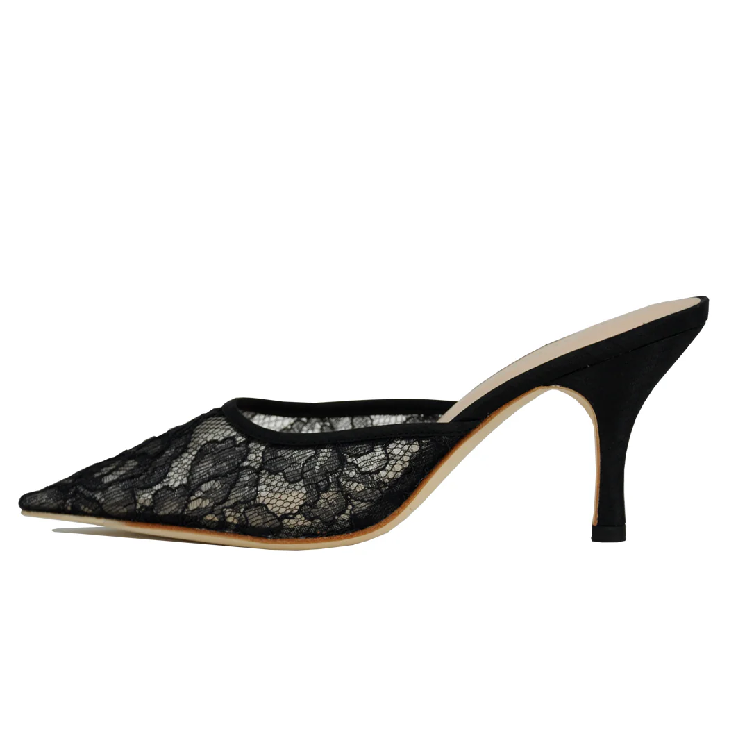 Layla Mesh Heel Mule - Image 4