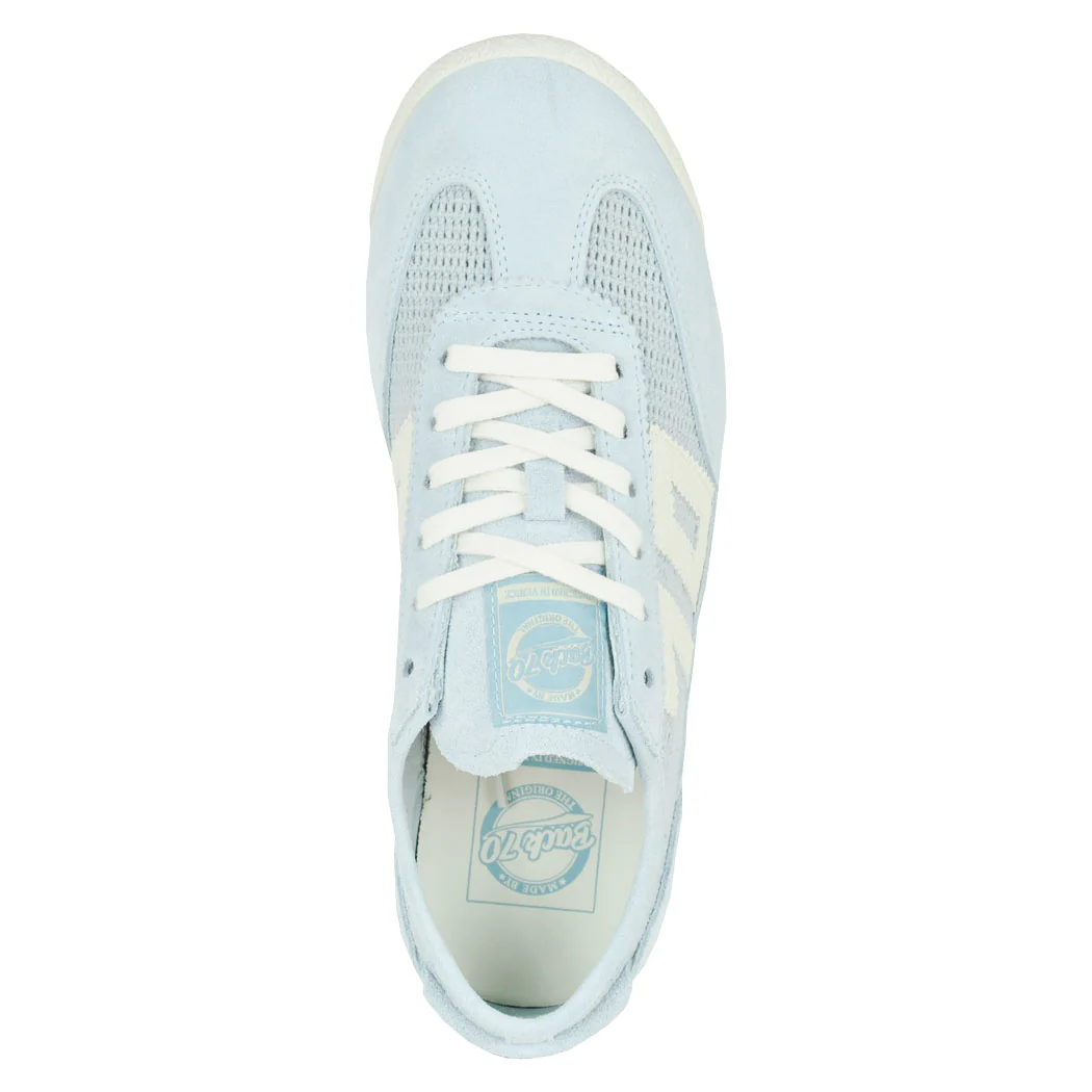 Leon-463 Light Sky Knit Tie Sneaker - Image 3