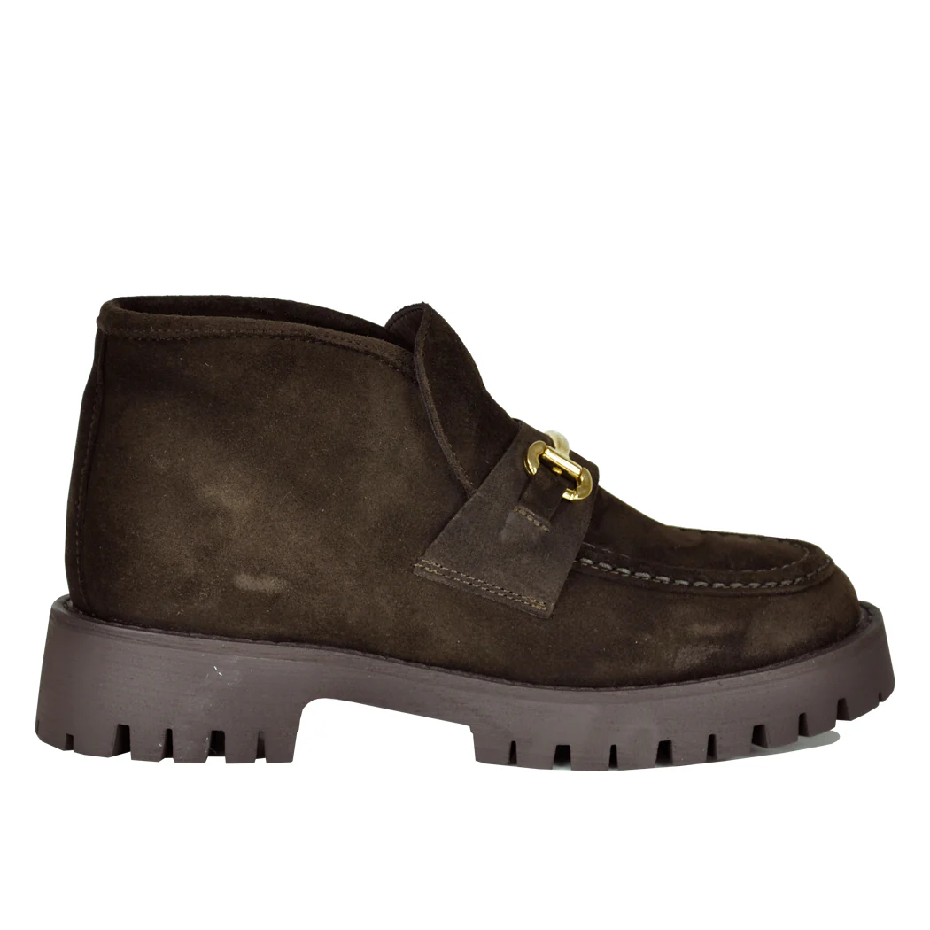 Leon Suede Bit Lug Bootie - Image 2