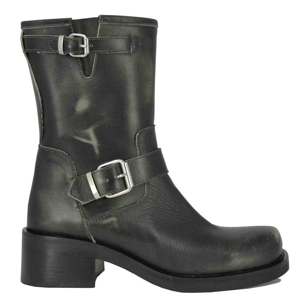 Leona Leather Engineer Boot - Image 3