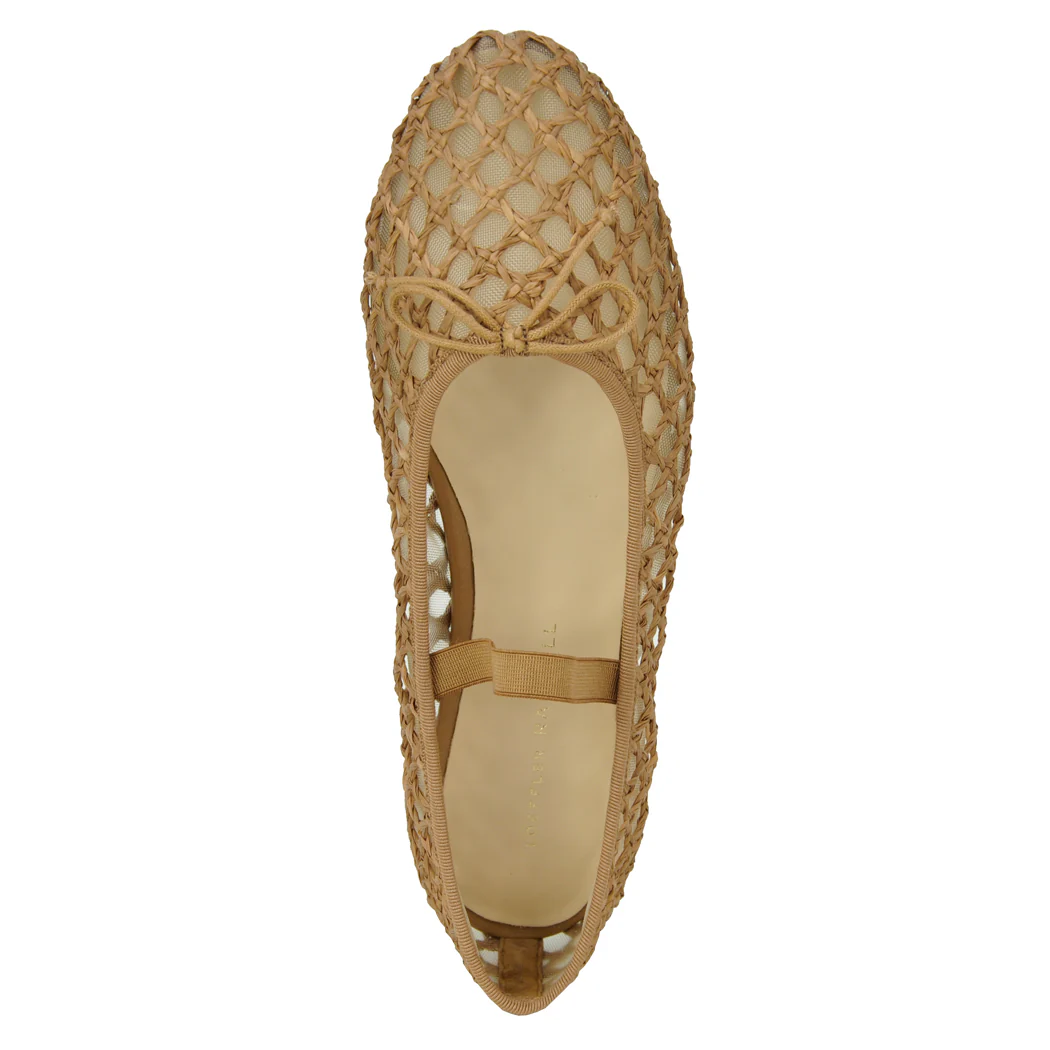 Leonie-CR Raffia Mesh Ballet - Image 3