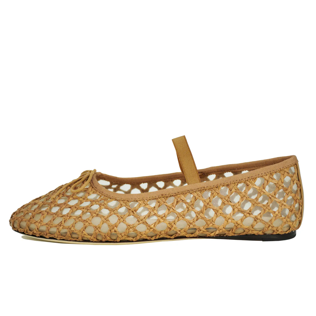 Leonie-CR Raffia Mesh Ballet - Image 4
