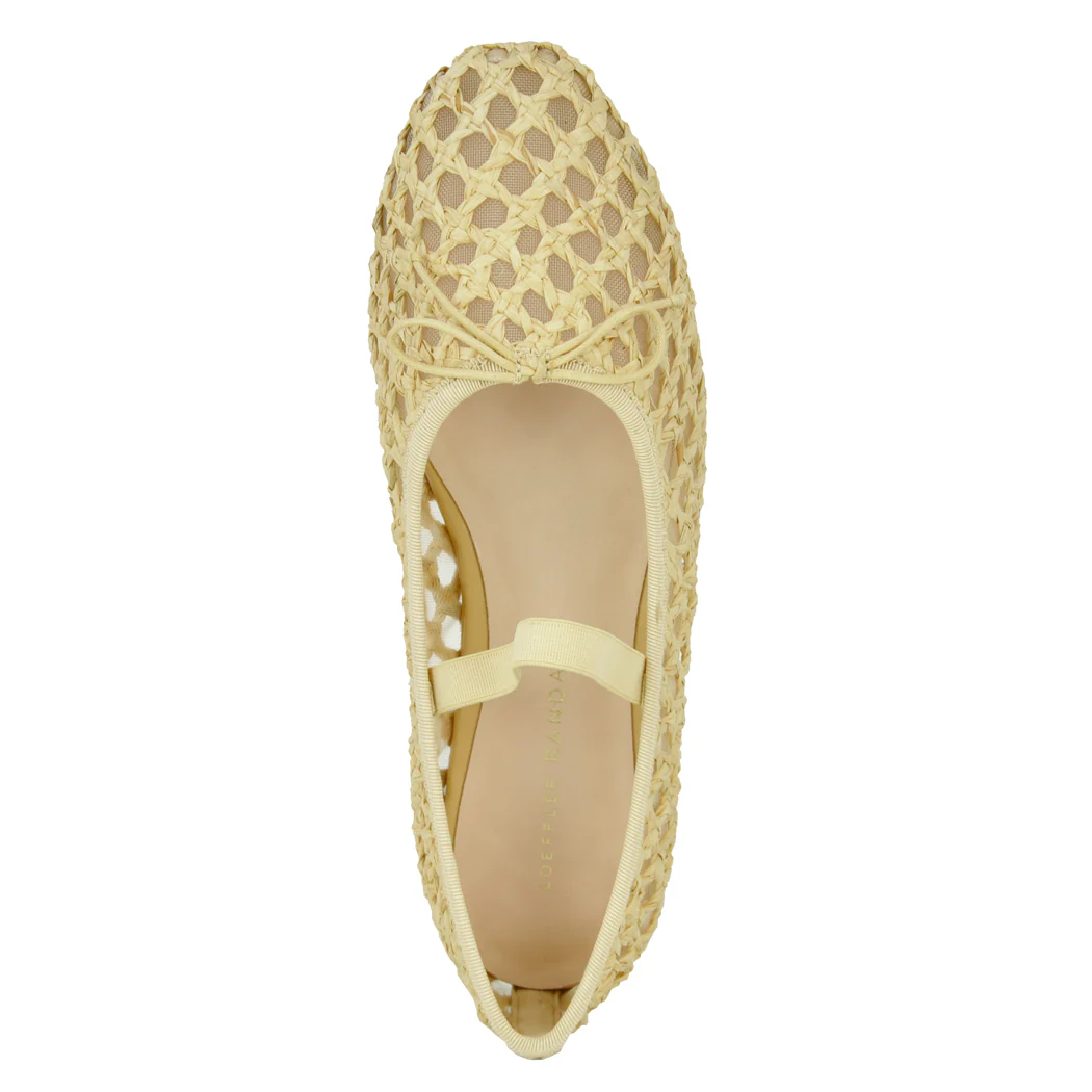 Leonie-CR Raffia Mesh Ballet - Image 3