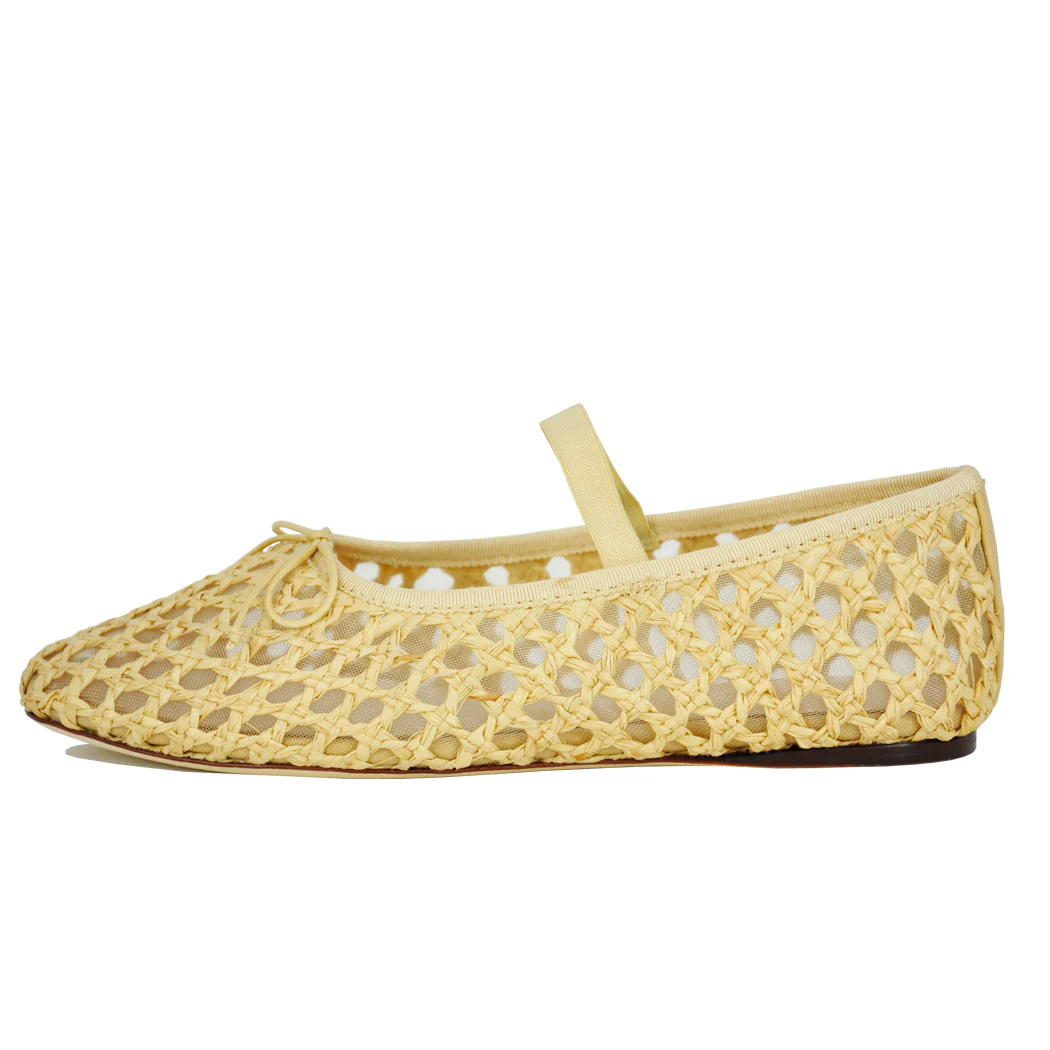Leonie-CR Raffia Mesh Ballet - Image 4