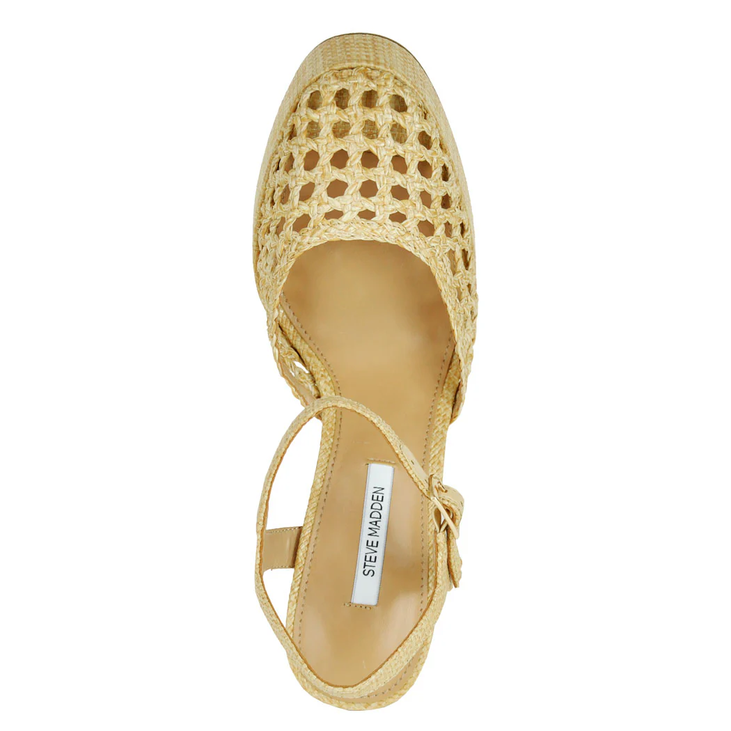 Lexie-Raff Raffia Platform Heel - Image 3