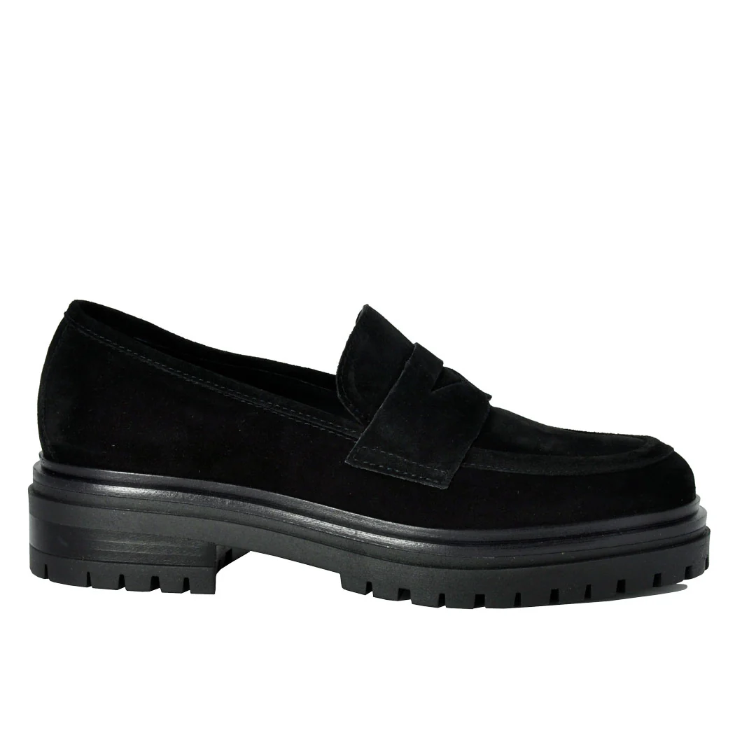 Lindor2 Suede Penny Lug Loafer - Image 2