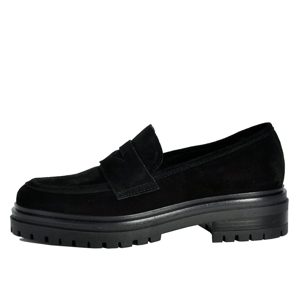 Lindor2 Suede Penny Lug Loafer - Image 4