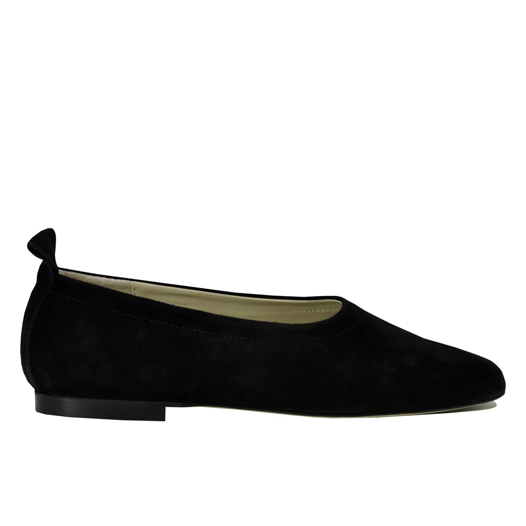 Lindsey Suede Flat Ballet - Image 2