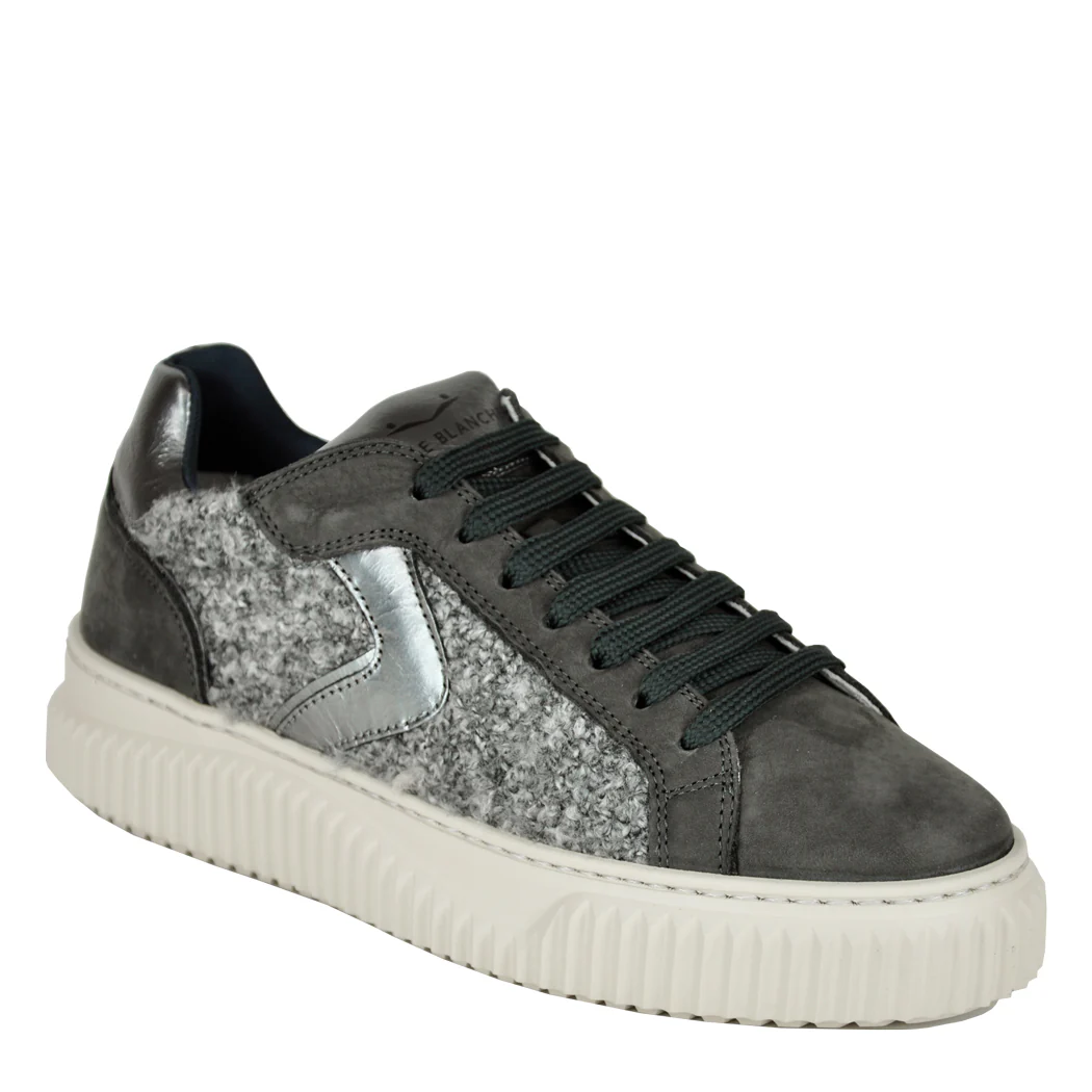 Lipari-1B69 Wool Asphalt Sneaker