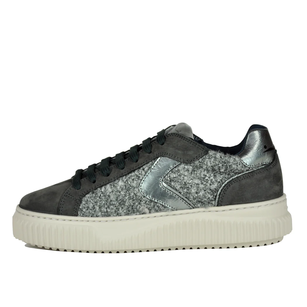 Lipari-1B69 Wool Asphalt Sneaker - Image 4