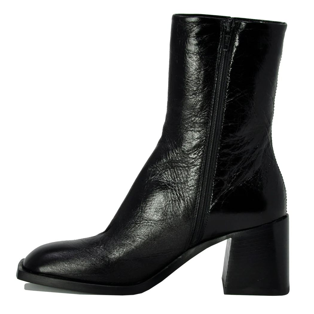Liv Patent Block Heel Boot - Image 3