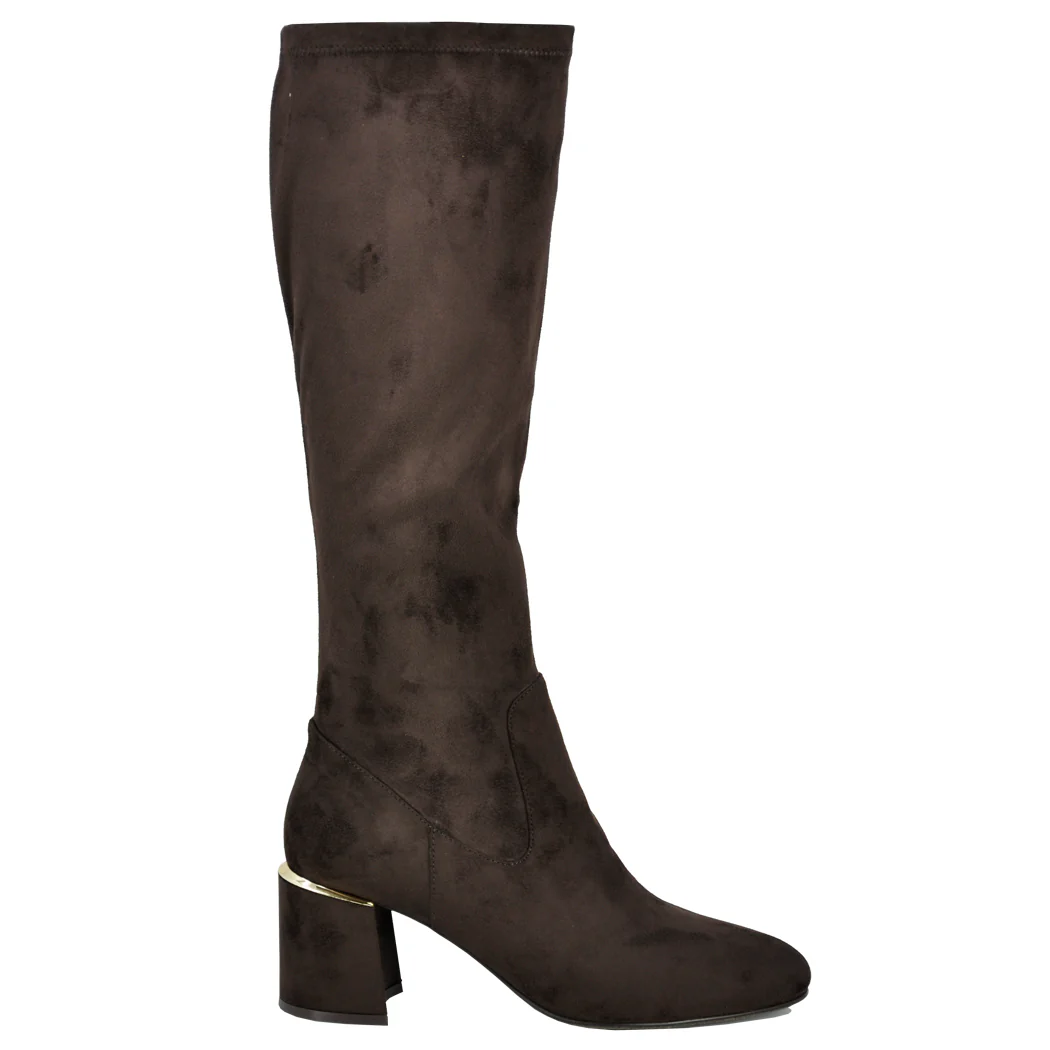 Lloma Suede Tall Heel Boot - Image 3