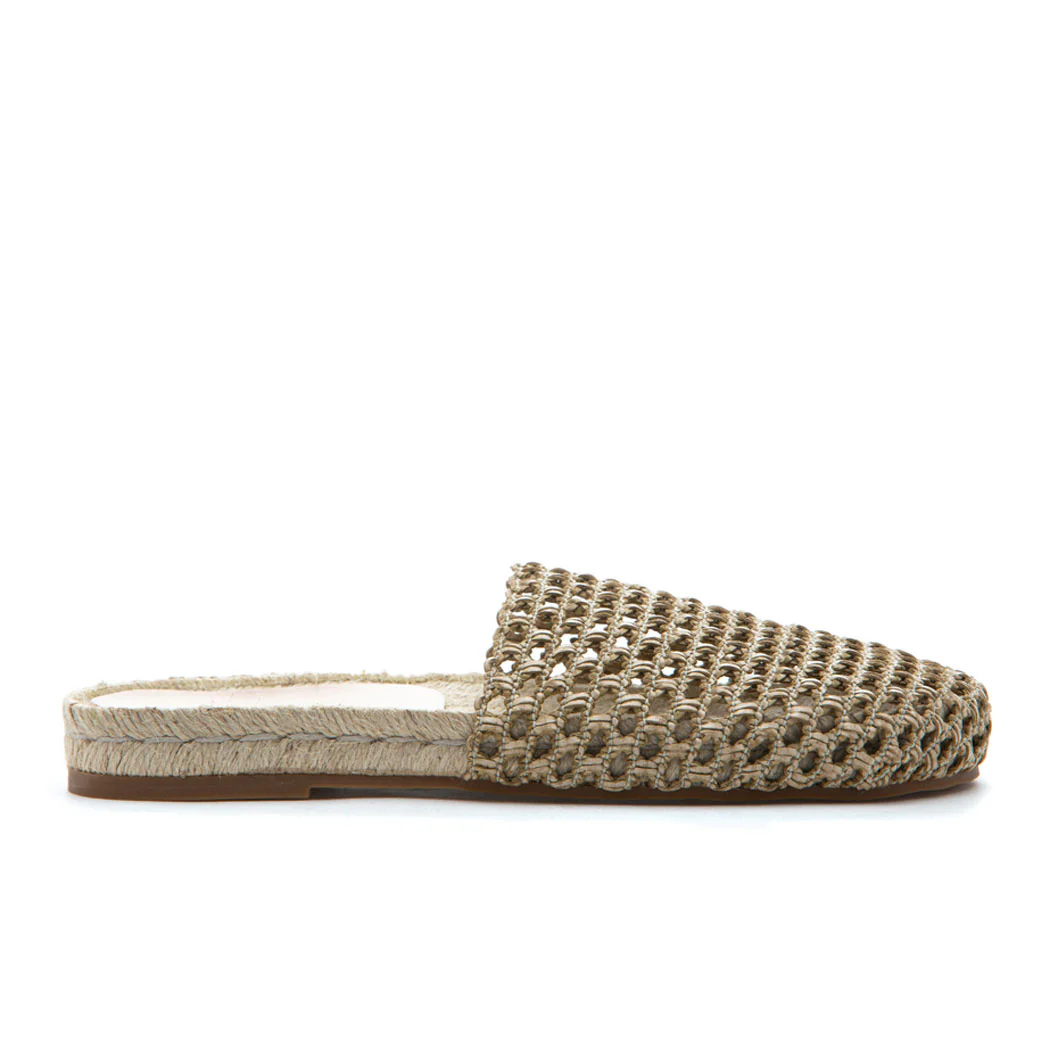 Maddy Woven Flat Espadrille Mule - Image 2