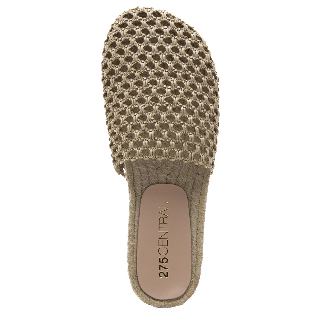 Maddy Woven Flat Espadrille Mule - Image 3