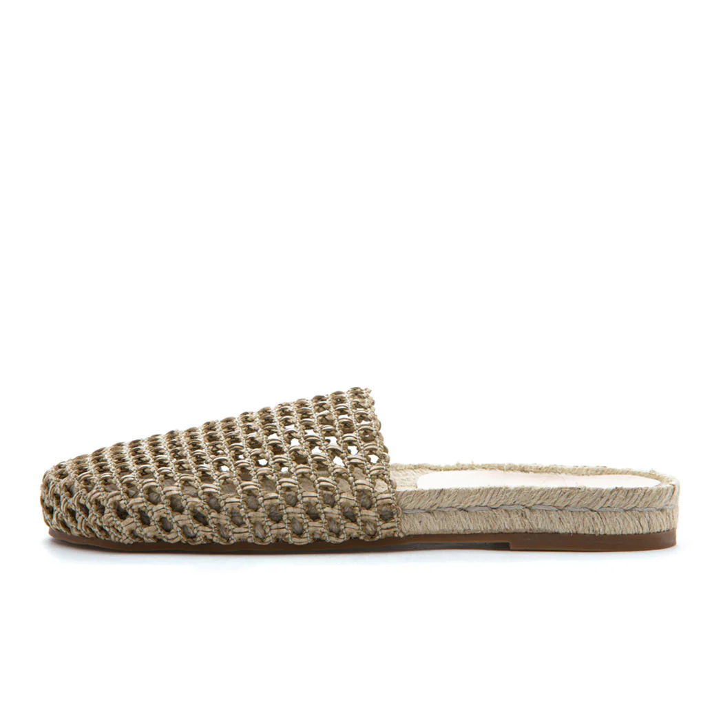 Maddy Woven Flat Espadrille Mule - Image 4