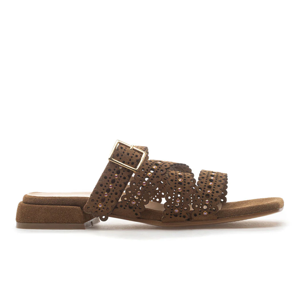 Madix Suede Buckle Slide - Image 2