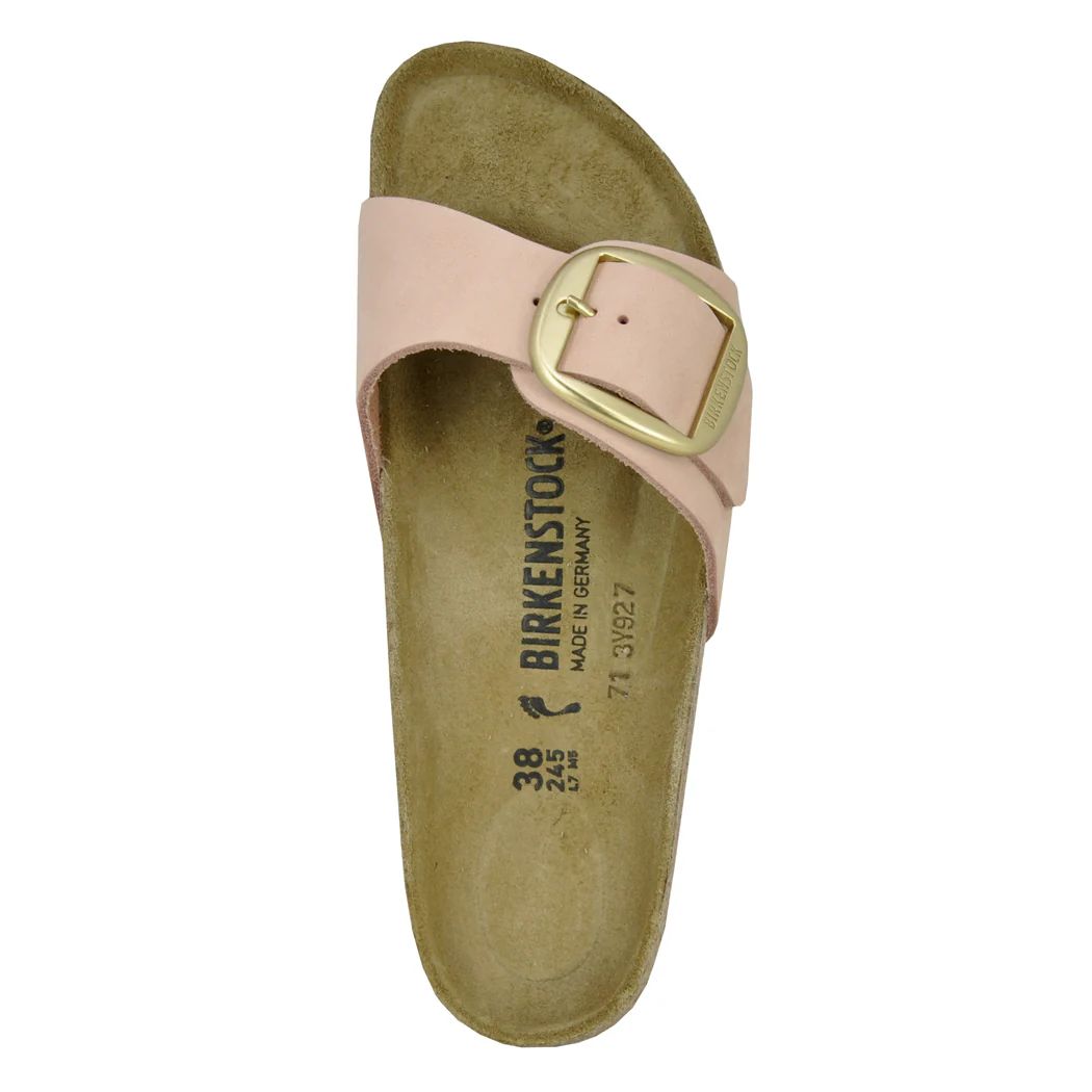 Madrid-1027056 Big Buckle Soft Pink Slide - Image 3