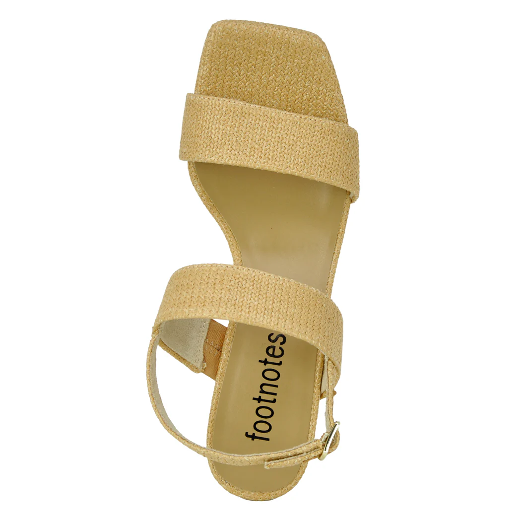 Maida Raffia Platform Sandal - Image 3