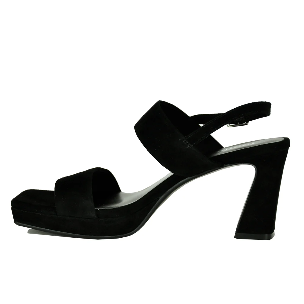 Maida Suede Platform Heel Sandal - Image 4
