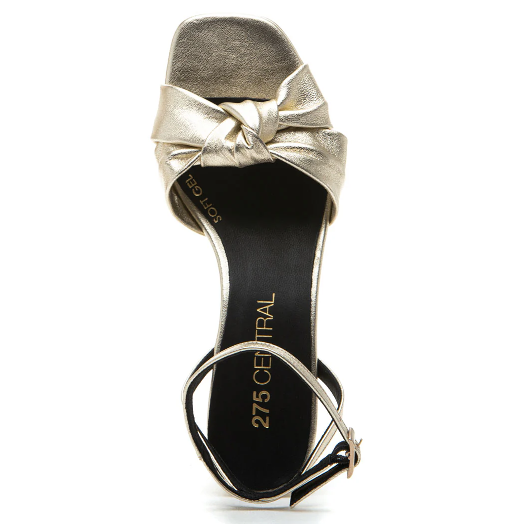 Malik Metallic Platform Heel Sandal - Image 3