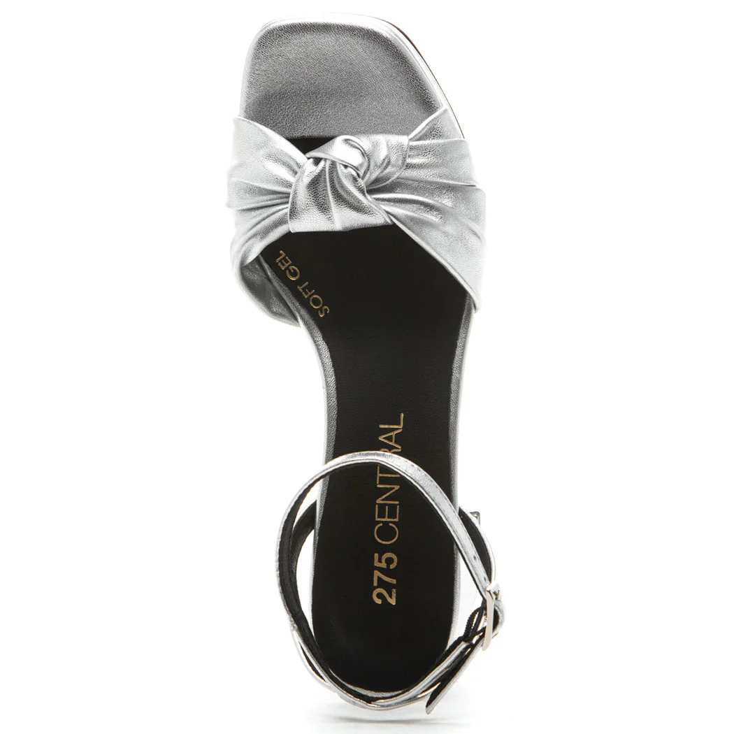 Malik Metallic Platform Heel Sandal - Image 3