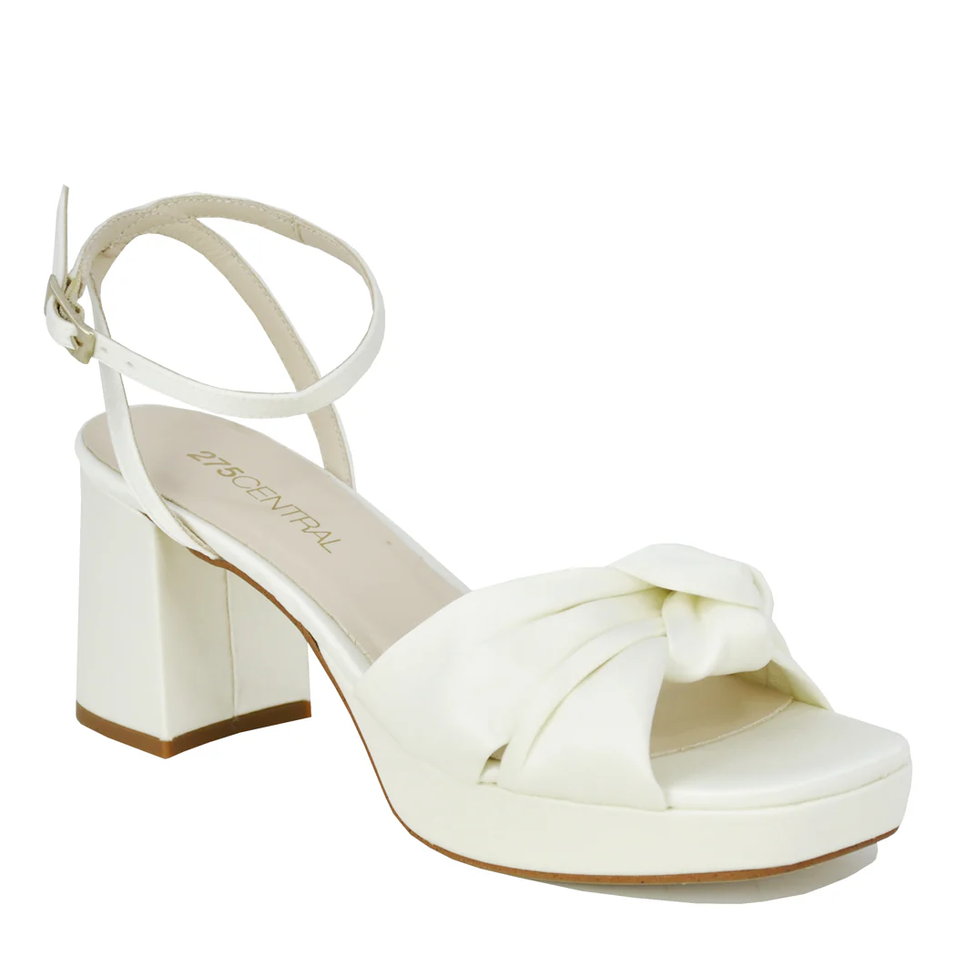 Malik Satin Platform Heel Sandal
