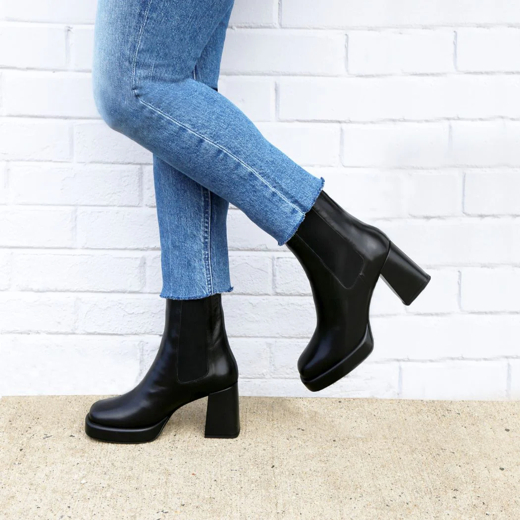 Mandy Leather Platform Boot - Image 2