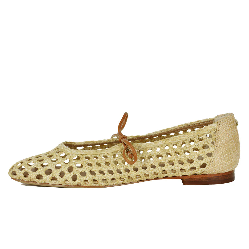 Marcie Woven Tie Ballet Flat - Image 4