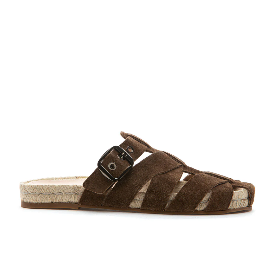 Margo Suede Espadrille Fisherman Sandal - Image 2