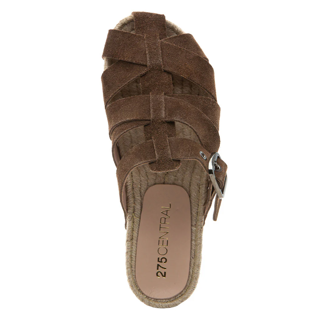Margo Suede Espadrille Fisherman Sandal - Image 3