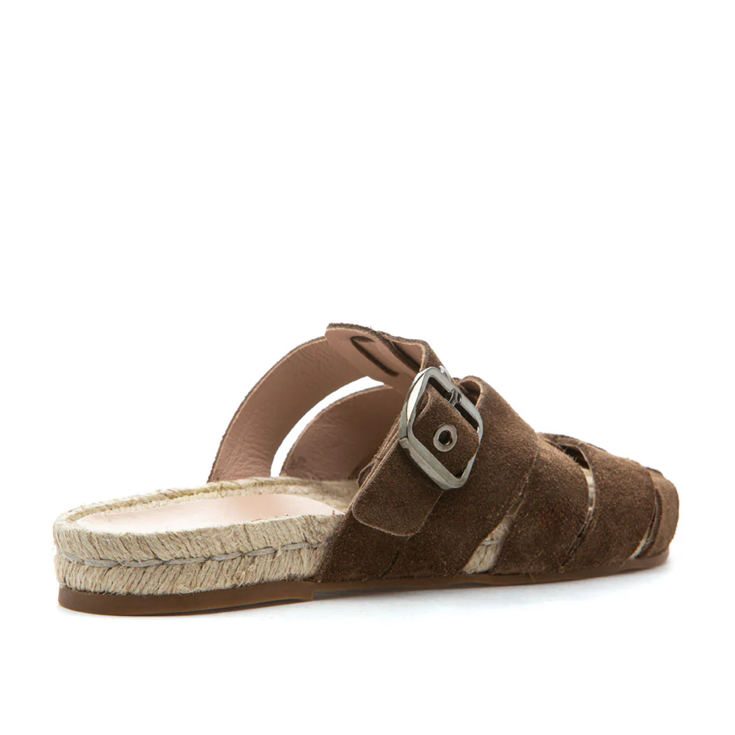 Margo Suede Espadrille Fisherman Sandal - Image 4