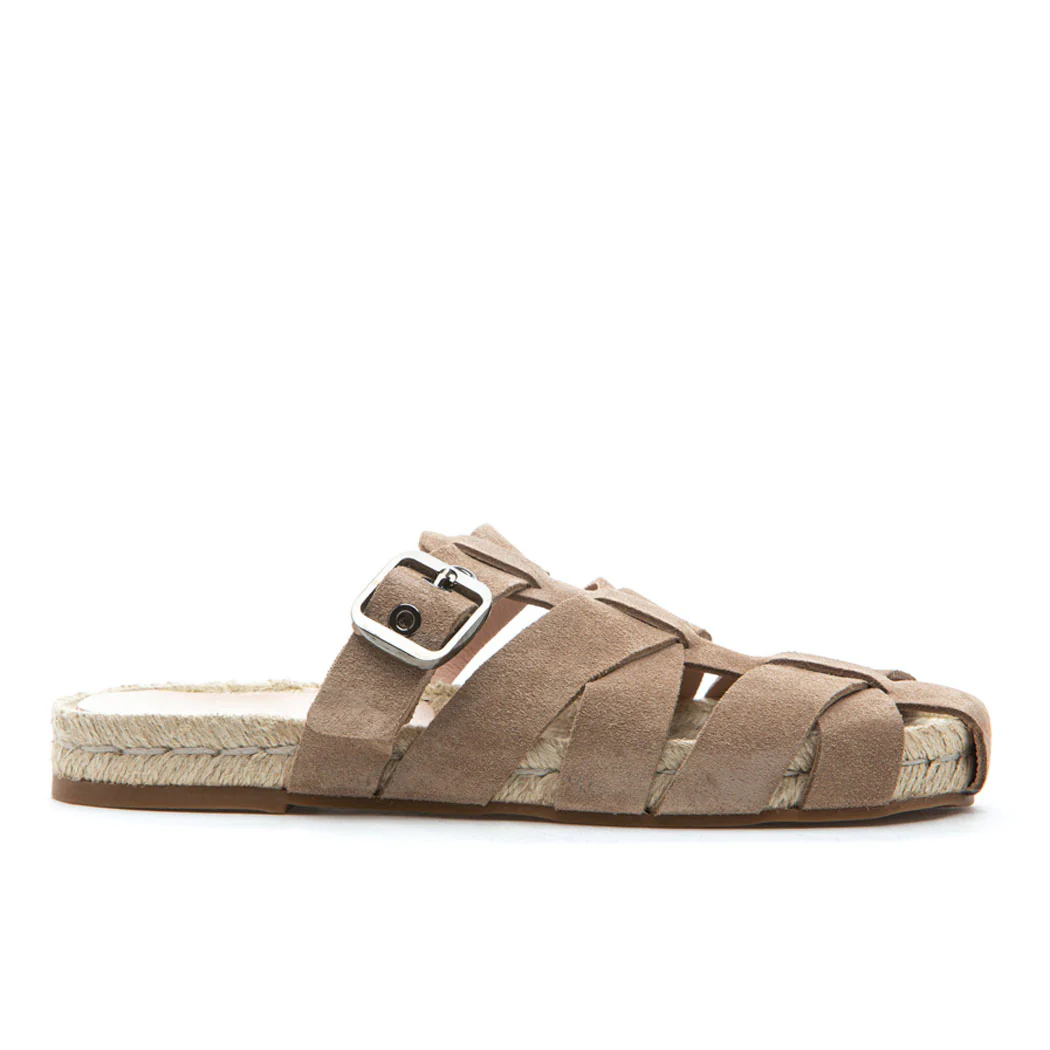 Margo Suede Espadrille Fisherman Sandal - Image 2